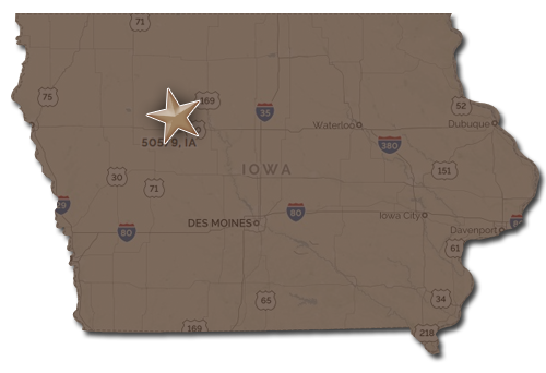 Rockwell City, Iowa Map of Collison Embryo
